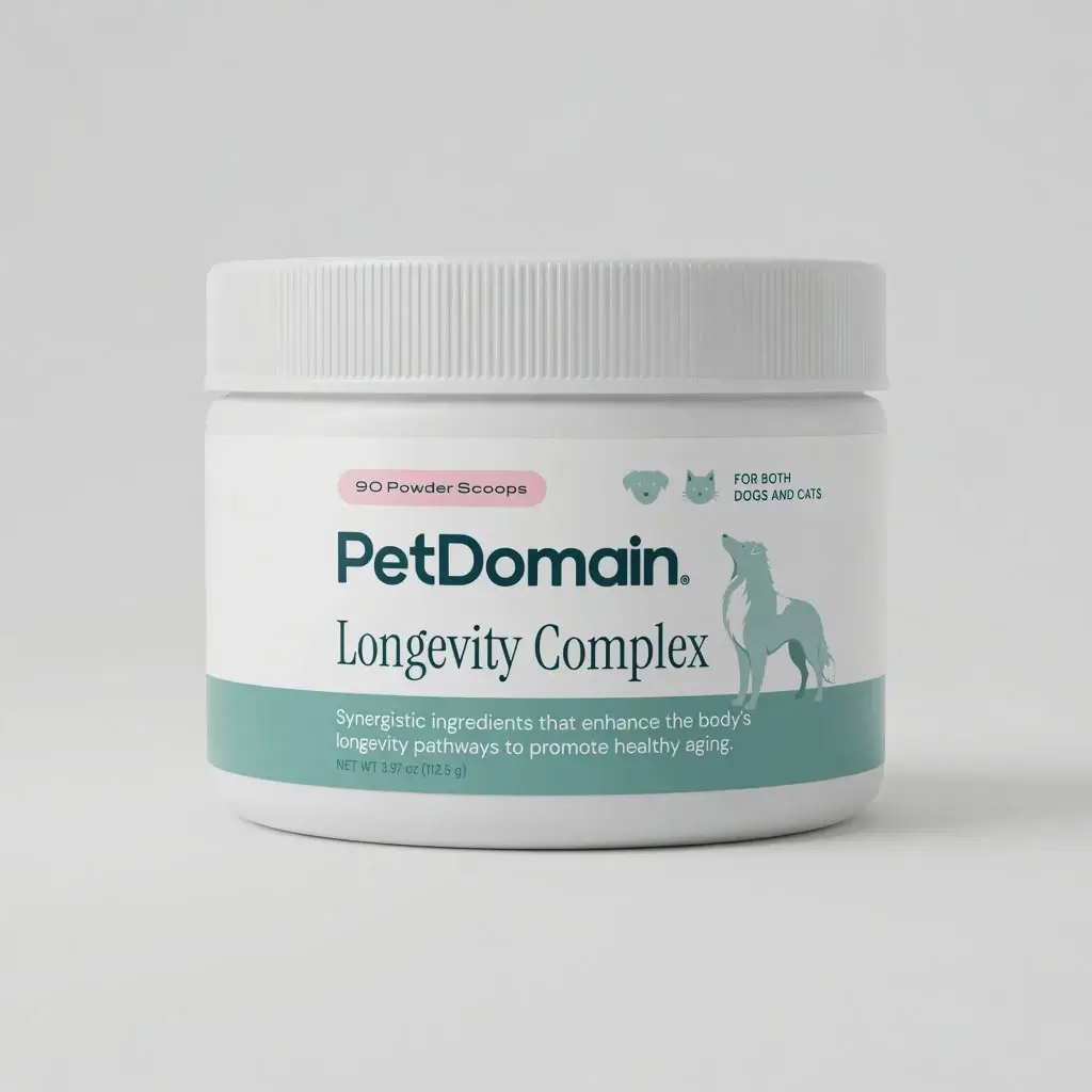 PetDomain™-pet-supplements-SW_LongevityComplex-powder_hero